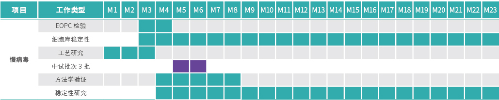 慢病毒CDMO服务-临床级别项目周期